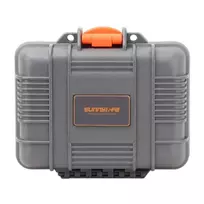 Sunnylife AQX-28 Mini Hard Case, skirtas DJI Osmo Action 3/4/6 – juoda EVA ir PU oda