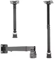 Spacetronik SPA-P01B Universalus projektoriaus laikiklis 2-in-1 luboms/sienai, 15 kg, plienas, juodas