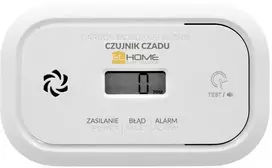 EL-HOME CD-17A2v2300/B anglies monoksido detektorius su LCD ekranu ir 9V atsargine baterija