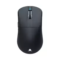 White Shark BORS-B WGM-5021 belaidė žaidimų pelė, 12000 DPI, 2.4GHz, RGB, juoda