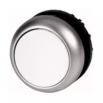 Eaton M22-DL-W mygtuko pavara, balta, metalinis žiedas, 22,5 mm