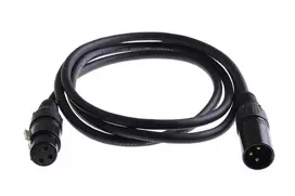 MICROCONNECT PRO XLR laidas 10 m, AWG24, juodas