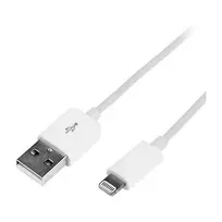 Logilink UA0199 Lightning laidas, MFi sertifikuotas, USB-A į Lightning 8-pin, baltas, 1 m (greitas įkrovimas ir sinchronizavimas)