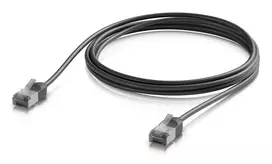 Ubiquiti UniFi Premium Patch Cable Outdoor lauko komutacinis kabelis, Cat6A, 2 m, juodas (UACC-Cable-Patch-Outdoor-C6A-2M-BK)