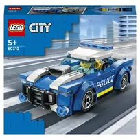 LEGO City Policijos Automobilis 60312 Konstruktorius su Minifigūrėle ir Kelių Kūgiu (94 Dalys, Nuo 5 Metų)