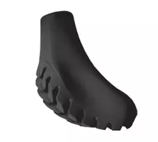 Gabel Nordic Walking lazdų antgaliai Walking Pad XXL Hard 05/27, juodi (2 vnt.)