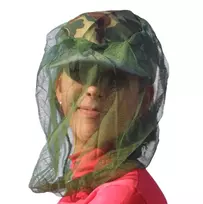 Basic Nature No-See-Um Mosquito Net – Piramidės formos tinklelis nuo vabzdžių, 1 asmeniui, itin smulkus 100% poliesterio tinklelis, baltas