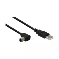 GoodConnections USB 2.0 laidas A–B, kampuotas, 3 m, juodas 2510-3W