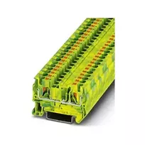 Phoenix Contact PT 4-PE apsauginio laidininko gnybtas, Push-in, 4 mm², žaliai geltonas