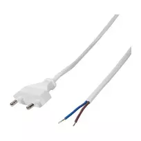 LogiLink maitinimo laidas CEE 7/16 į atvirą galą, baltas, 1,5 m