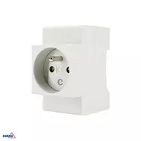 SCHELINGER 16A 5 kontaktų 400V IP44 Raudonas skydinis lizdas (3P+N+PE, 6h)