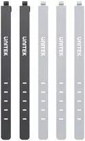 UNITEK FlexiTie Silicone Cable Ties Set – 6 vnt. daugkartiniai kabelių raiščiai, įvairių spalvų, 2 dydžiai