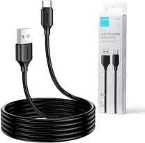 JOYROOM S-UC027A9 USB-A į USB-C laidas 2 m juodas, 3A greitasis įkrovimas ir duomenų sinchronizavimas