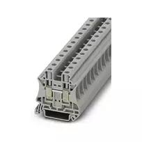 Phoenix Contact 3044160 Praėjimo gnybtų blokas UT 10 – varžtinis sujungimas, 10 mm², pilkas