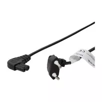 LogiLink maitinimo laidas Europlug CEE 7/16 – IEC C7, 0,75 m, juodas