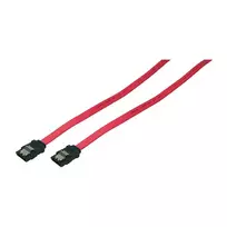 LogiLink SATA III duomenų laidas su fiksavimo jungtimis, 6Gbps, raudonas, 0,9 m