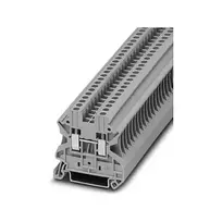 Phoenix Contact 3044076 UT 2.5 praėjimo gnybtų blokas, varžtinis sujungimas, 2,5 mm², 800 V, 24 A, pilkas, montavimui ant DIN bėgio