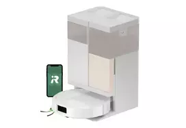iRobot Roomba Combo 575 baltas robotas dulkių siurblys su AutoWash dokstote