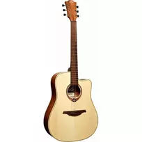 Lag GLA Tramontane 70 DC Dreadnought Cutaway akustinė elektrinė gitara - Natural