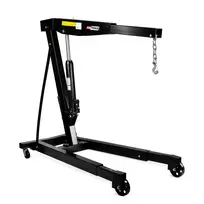 AWTOOLS 3 tonų dirbtuvių kranas su sulankstomu rėmu, kėlimo aukštis 0-217 cm