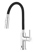 FERRO KITCHEN MIXER DISTANZA SENSOR FLEXSPOUT bekontaktis ištraukiamas virtuvės maišytuvas, chromuotas