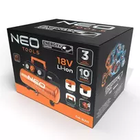 NEO TOOLS 04-620 alyva tepamas oro kompresorius 24L 1.5kW 8bar 200L/min
