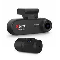 XBLITZ VECTOR 3CH 3 kanalų DVR su galinio vaizdo kamera, Wi-Fi ir GPS