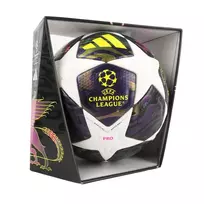 adidas UCL 25/26 Final Pro futbolo kamuolys 5 dydis violetinė/balta JX9077
