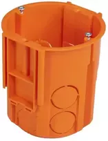 PAWBOL A.0080 gilioji jungiamoji dėžutė 80 mm su varžtais, balta