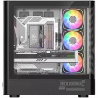 MODECOM Volcano AQ300 ARGB Midi Tower Black