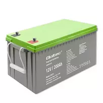 Qoltec 53079 giliojo ciklo gelio baterija 12V 200Ah (62,5 kg)