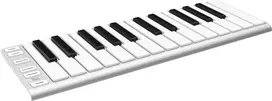 ESI Xkey 25 USB MIDI klaviatūra – 25 jautrūs klavišai, polifoninis aftertouch, šlifuotas aliuminis, itin plona, sidabrinė