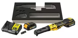 DEWALT DCF510E2G-QW 12V XR Brushless Open Head Ratchet Wrench rinkinys su 2x2.0Ah baterijomis ir TSTAK dėklu