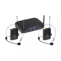 Soundsation WF-U216PP dviejų kanalų UHF belaidžio mikrofono sistema 520-550MHz