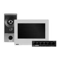 BCS-P-VIS02 7 colių Android PoE jutiklinio ekrano vidaus monitorius su SIP domofonu, Wi-Fi, 6 aliarmo įėjimais, RS485