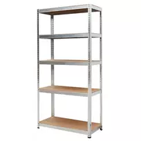 AWTOOLS AW Rack 5 lentynų 200x90x40, laikomoji galia 250 kg / 5.0 mm – stumdomas greitas surinkimas