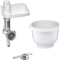 Bosch MUZ5BS1 virtuvės kombaino priedas pjaustymui ir tarkavimui, baltas