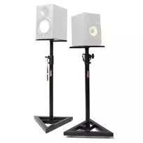 STAND4ME MON 1 MKII 2 vnt. monitorių stovai - teleskopinis aukščio reguliavimas 800-1300 mm, plienas, juoda spalva, 20 kg apkrova