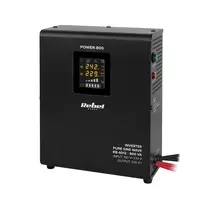 Rebel POWER-800 sieninis avarinis maitinimo šaltinis – grynojo sinusinio signalo keitiklis su 12V įkrovimo funkcija, 230V, 800VA/500W