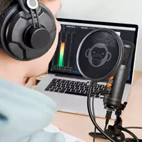 Monkey Banana MICO BK USB kondensatorinis mikrofonas studijai ir podcastams