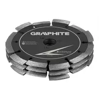 GRAPHITE Kombinuotas šlifavimo diskas 59G371 Multi-Galąstuvui, 50 x 10 x 8 mm, aliuminio oksidas
