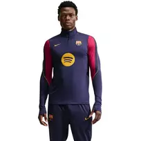 Nike FC Barcelona Strike vyriški futbolo marškinėliai, tamsiai mėlyni, L dydis