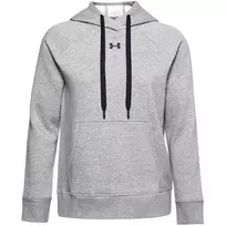 Moterų Under Armour Rival Fleece HB Megztinis su gobtuvu Mod Gray/White Dydis S