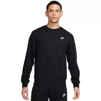 Nike Club Fleece vyriškas džemperis su apvalia iškirpte juodas FN3888 010 M