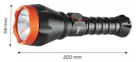 NEO TOOLS 99-070 XPE + COB LED priekinė lemputė su judesio jutikliu, 120 lm, IPX4, 3x AAA