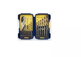IRWIN 15 dalių kobalto grąžtų rinkinys 1,5–10 mm HSS M35 Split Point DIN 338