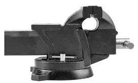 TOPEX Swivel Locksmith Vise 125 mm su 360° besisukančiu pagrindu ir priekalu