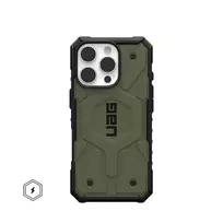 UAG Pathfinder MagSafe dėklas, skirtas iPhone 16 Pro – alyvuogių spalvos