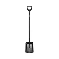 FISKARS SnowXpert Comfort sniego kastuvas su D formos rankena, juodas, 131 cm