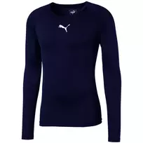 Puma LIGA Baselayer Long Sleeve vyriški marškinėliai Peacoat dydis M